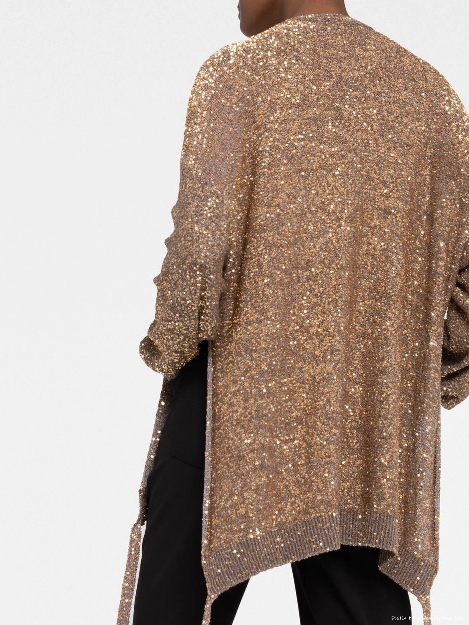 Affordable side-tie sequinned jumper Women McCartney Stella 0801